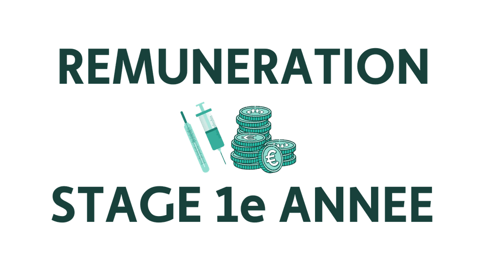 rémunération stage infirmier première année