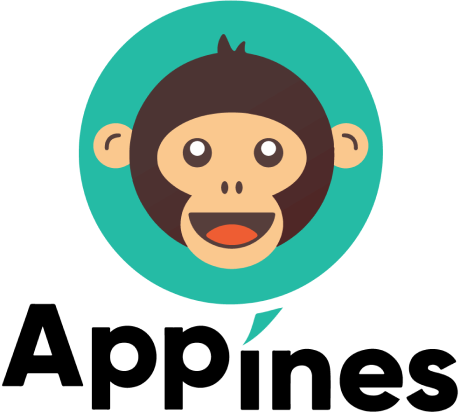 Visage de singe souriant